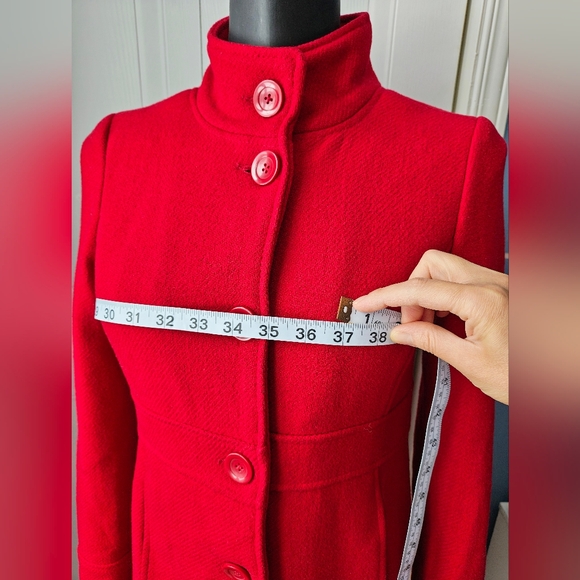 GUC Wool Red Coat - Picture 3 of 9